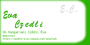 eva czedli business card