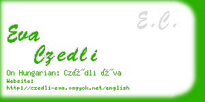 eva czedli business card